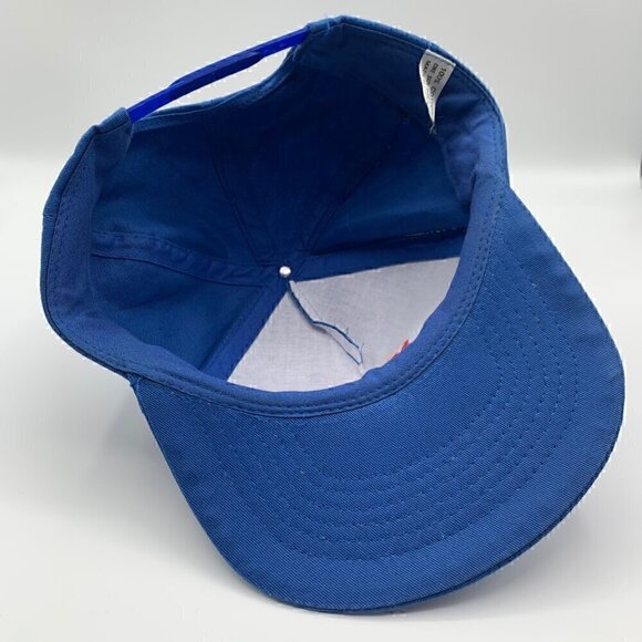 Chicago Cubs MLB Vintage Retro Blue Snapback Hat SGA - Picture 4 of 5
